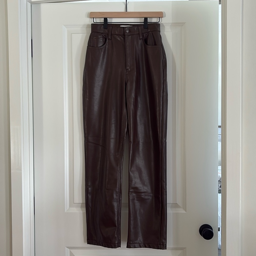 90s straight ultra high rise pant